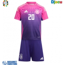 Njemačka Benjamin Henrichs #20 Gostujuci Dres za djecu EP 2024 Kratak Rukav (+ Kratke hlače)